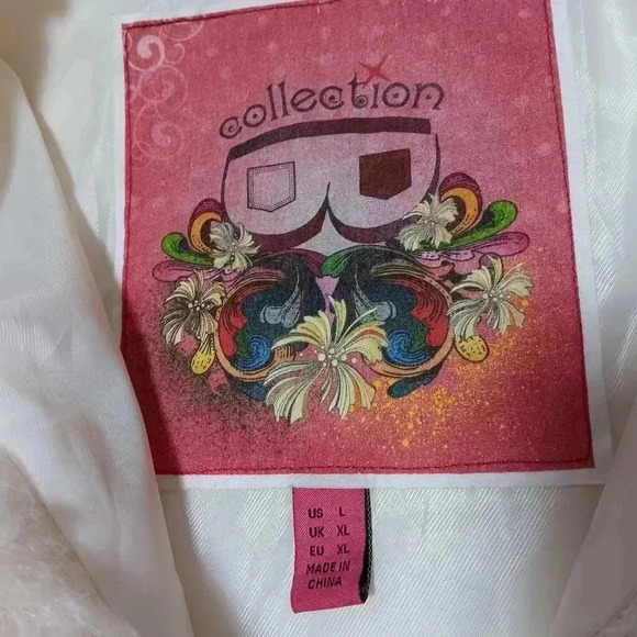 Collection By Bernardo Off White Fuzzy Teddy Jacket. Size S - Picture 6 of 8